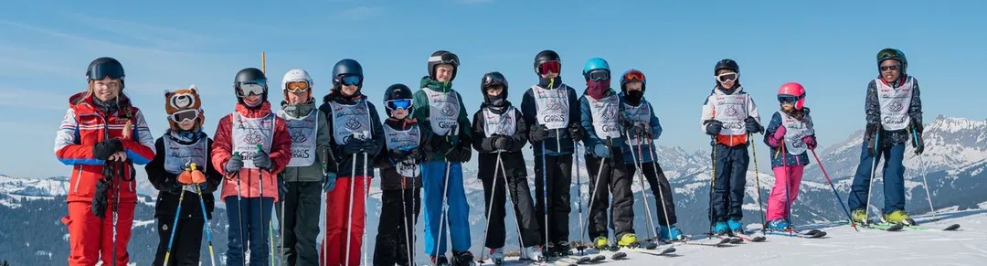 Cours de ski alpin pour enfants à Saint-Gervais