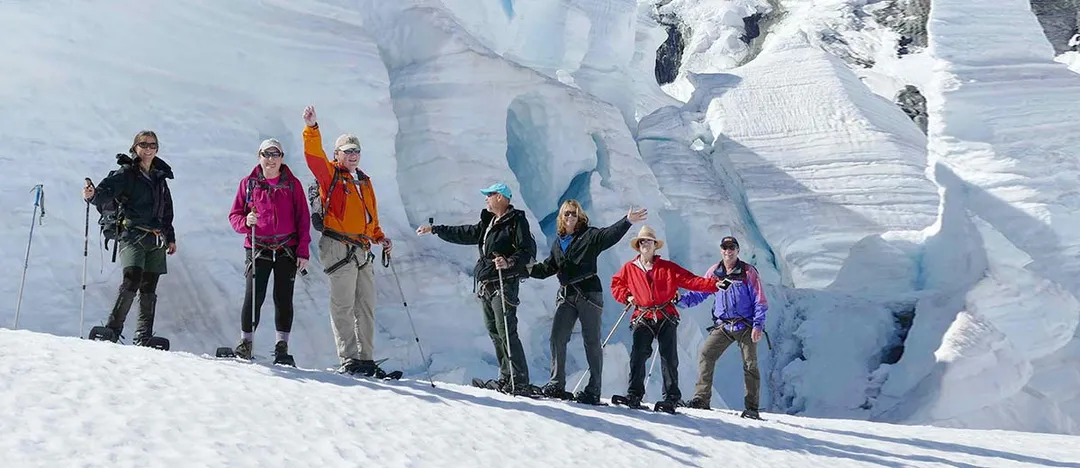 Tasman Glacier Snowshoeing