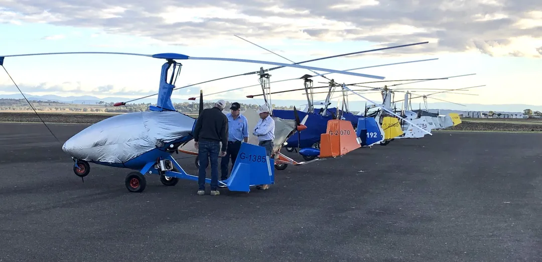 2024 Gyroplane Fly-in at Bridger Family Farm