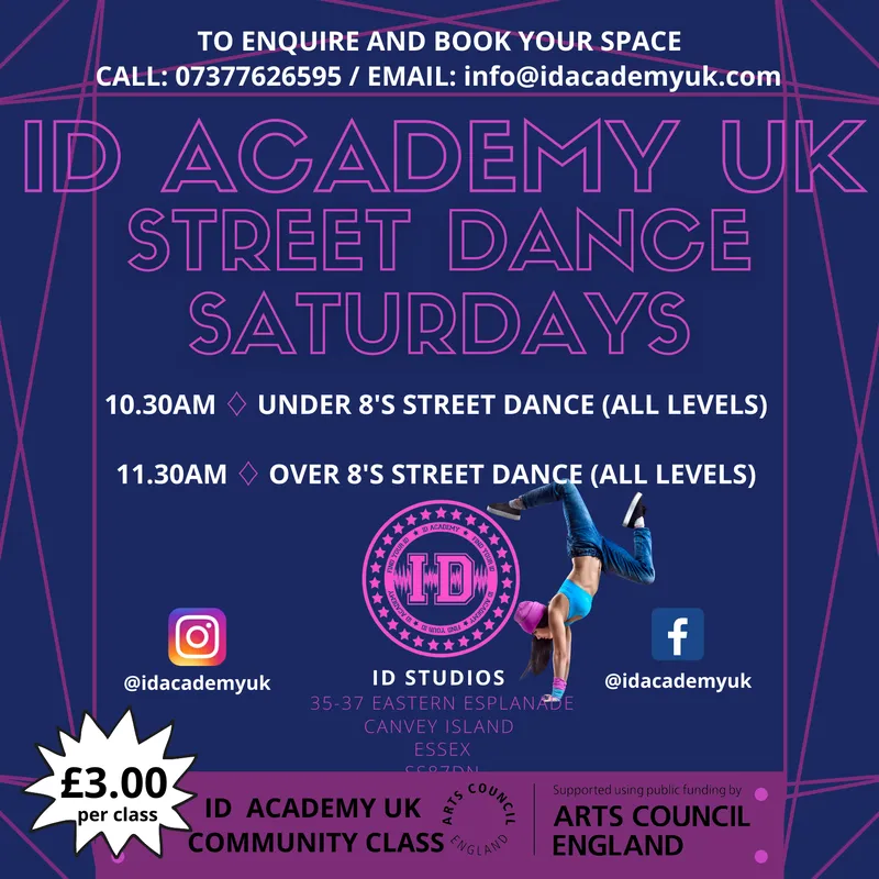 ID ACADEMY UK ADULT CLASS STYLES AND LEVELS