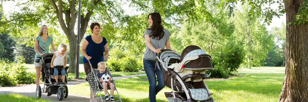 Parents with Prams - The Cooks River Walk
