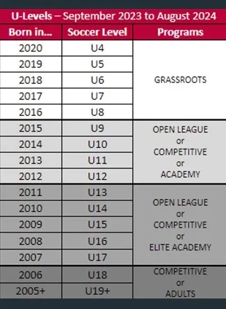 U9-U18 Summer League