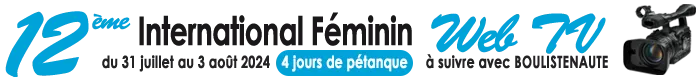 International Pétanque de Palavas les Flots 2024