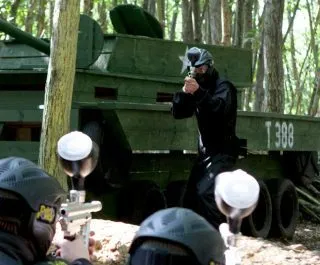 Hen Paintball Party