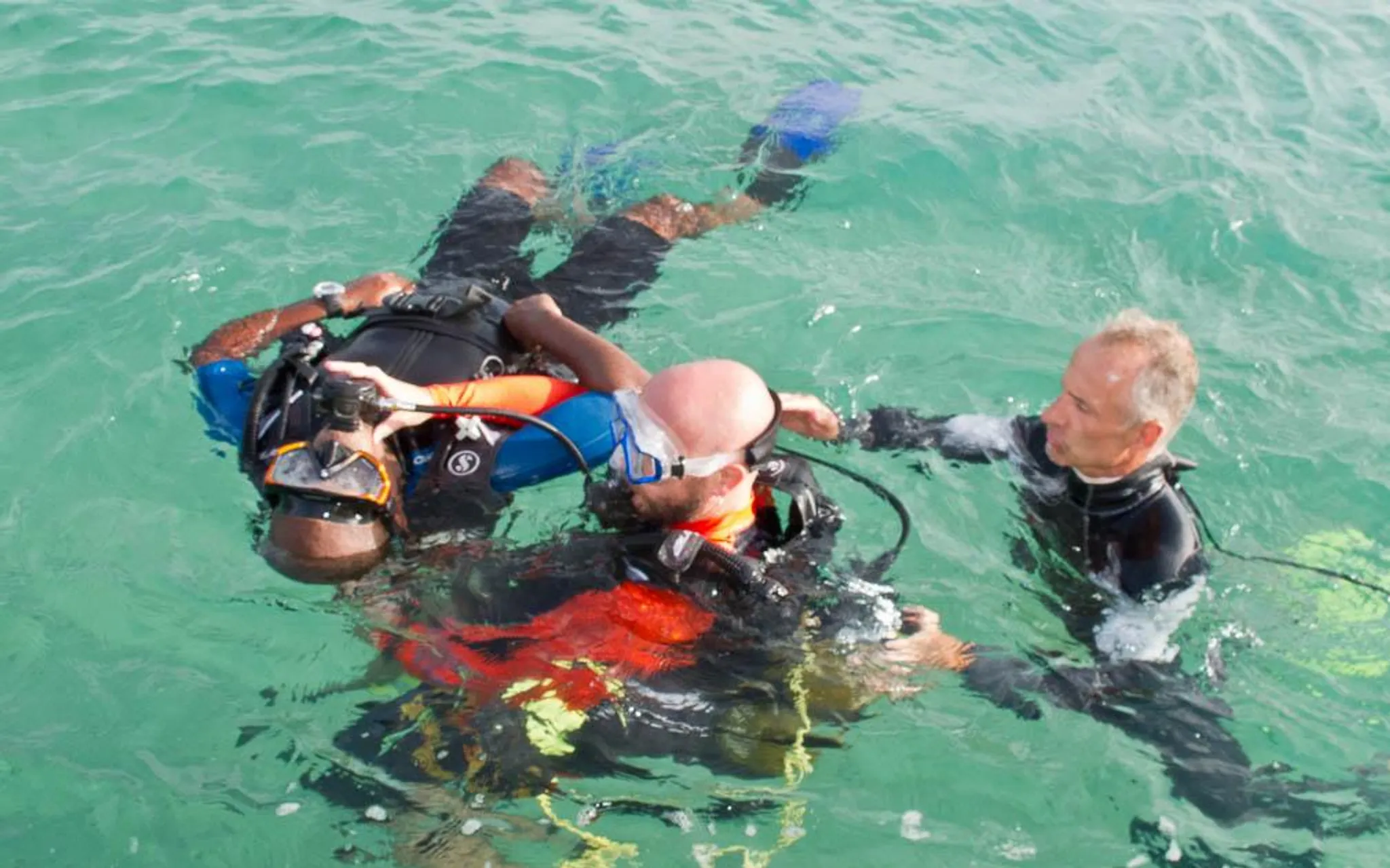 Entrainement de plongée sous-marine