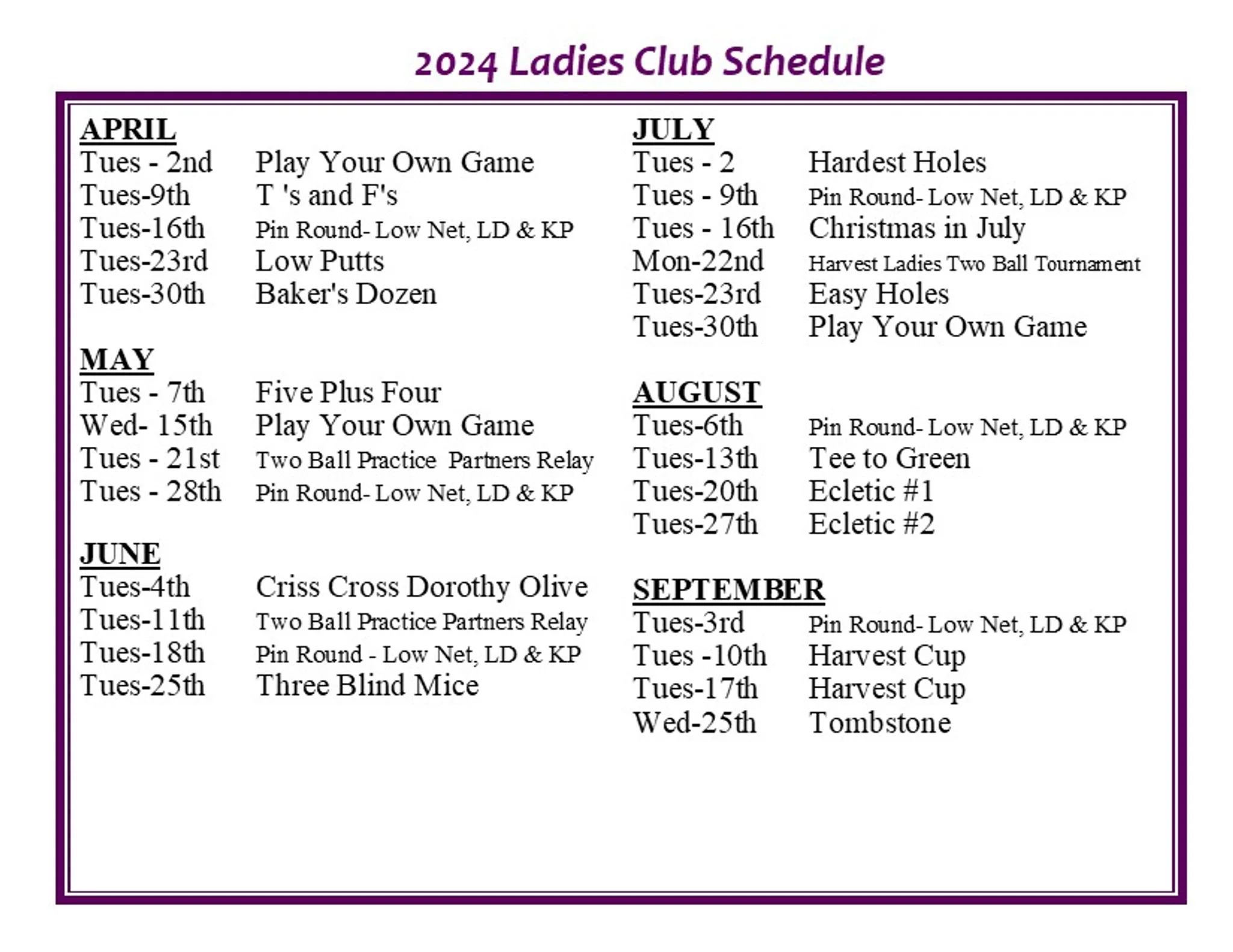 The Harvest Golf Club