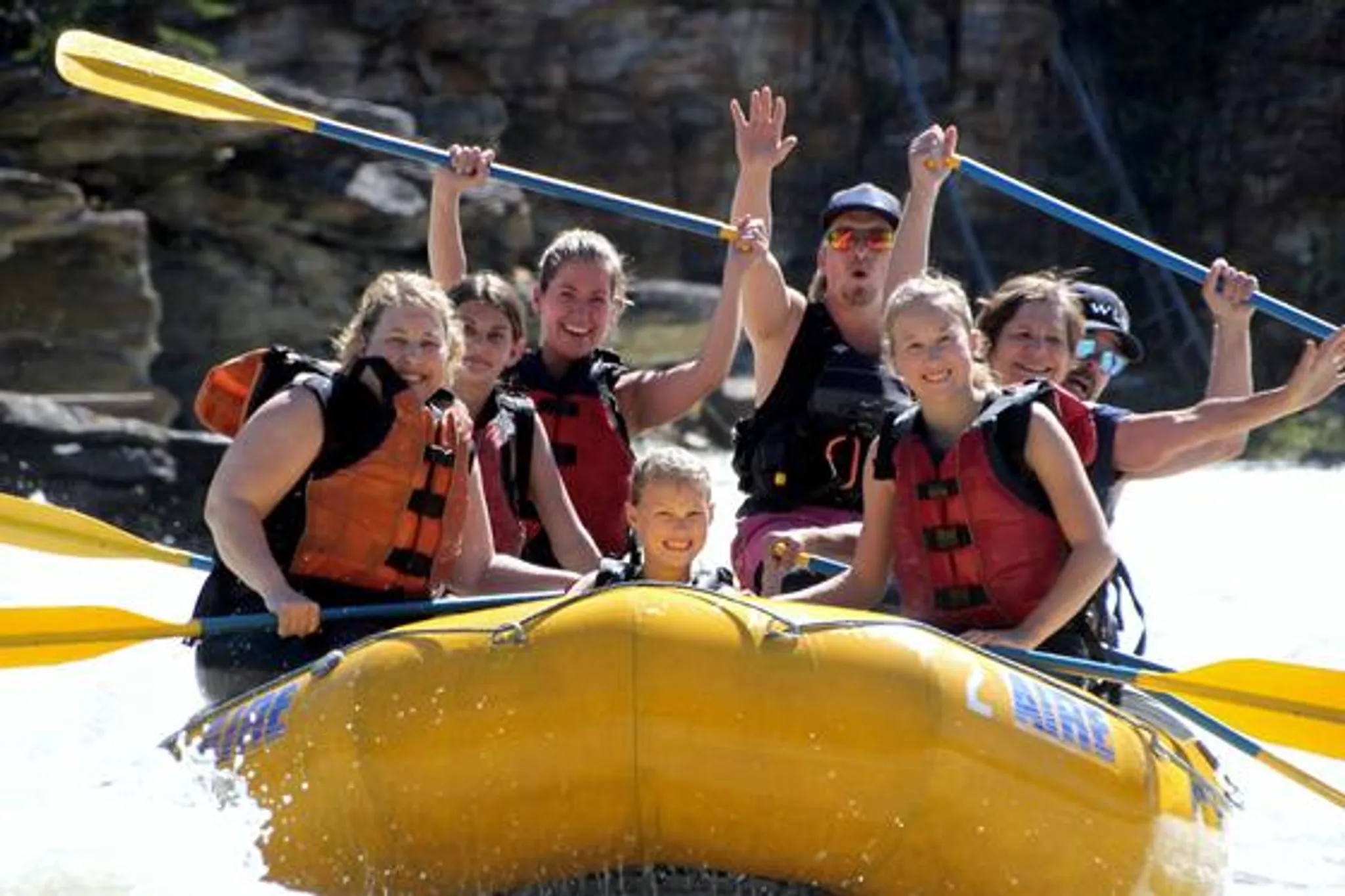 Athabasca Falls White Water Rafting