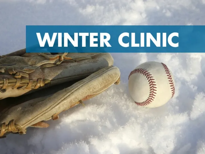 Mississauga North Baseball 2024 Winter Clinics