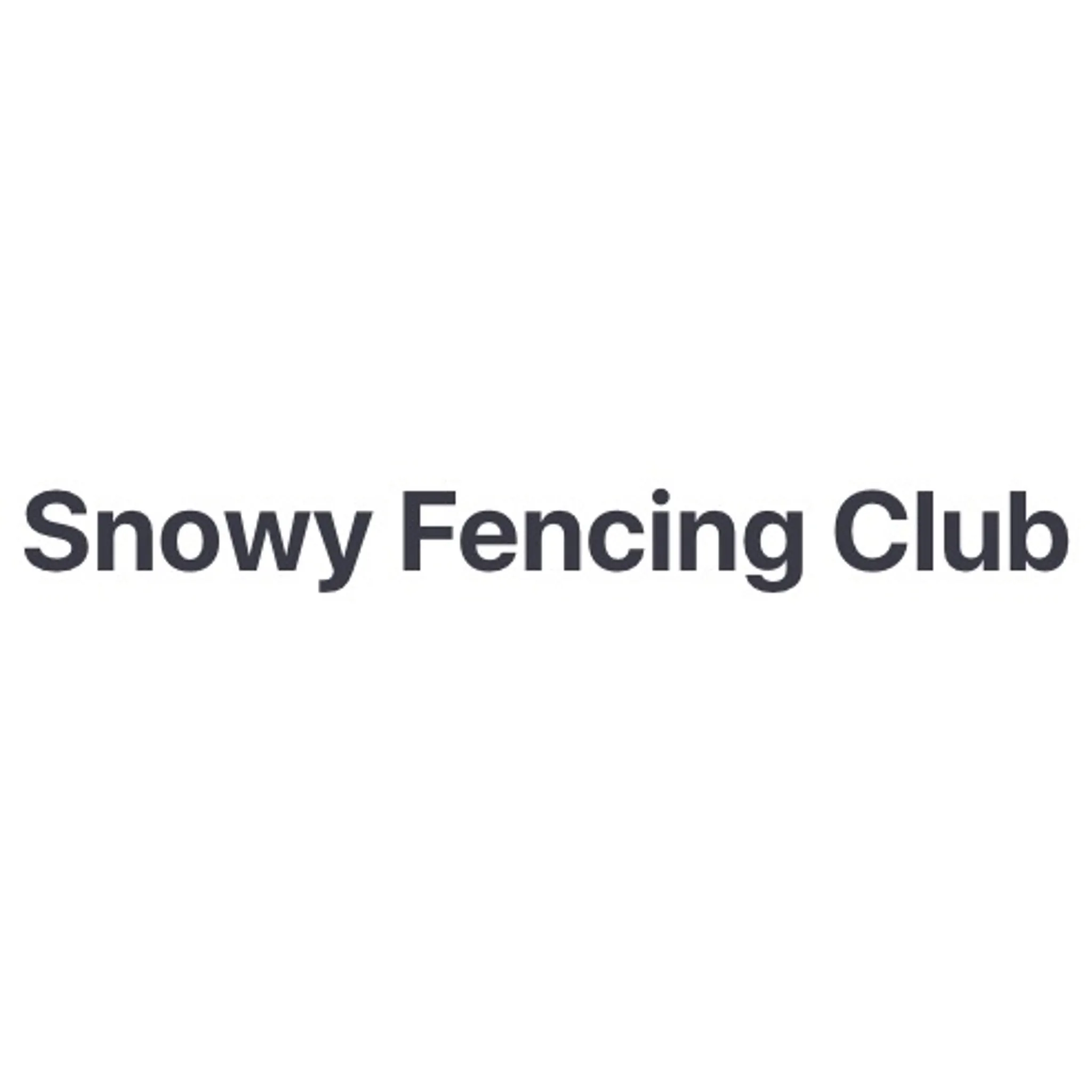 Snowy Fencing Club