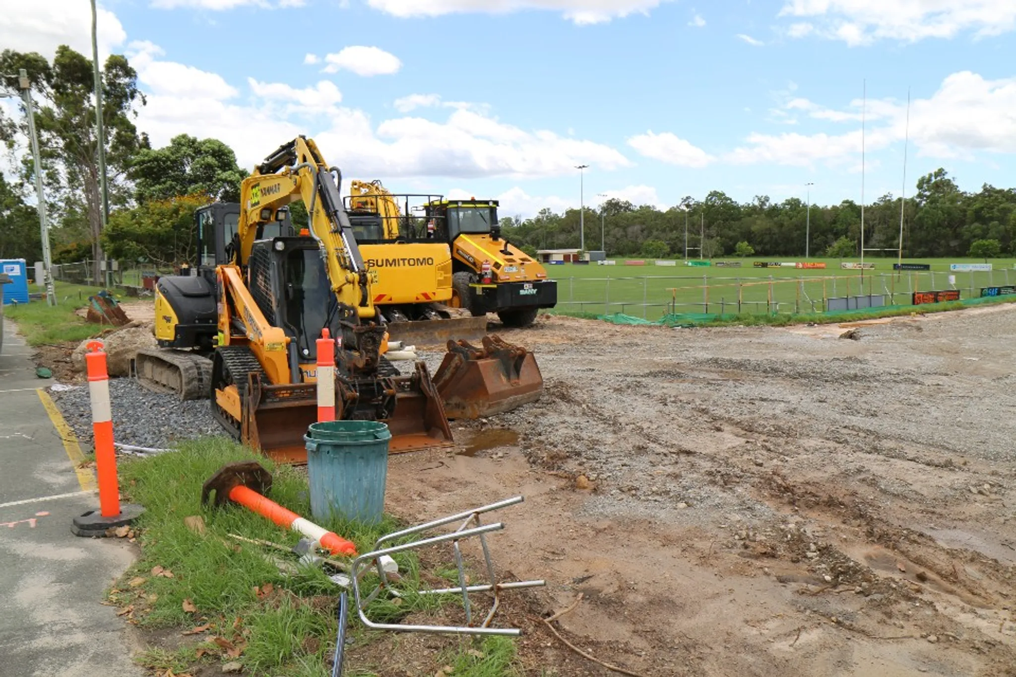 Petersen Road Sports work starts on new rugby and touch fields
