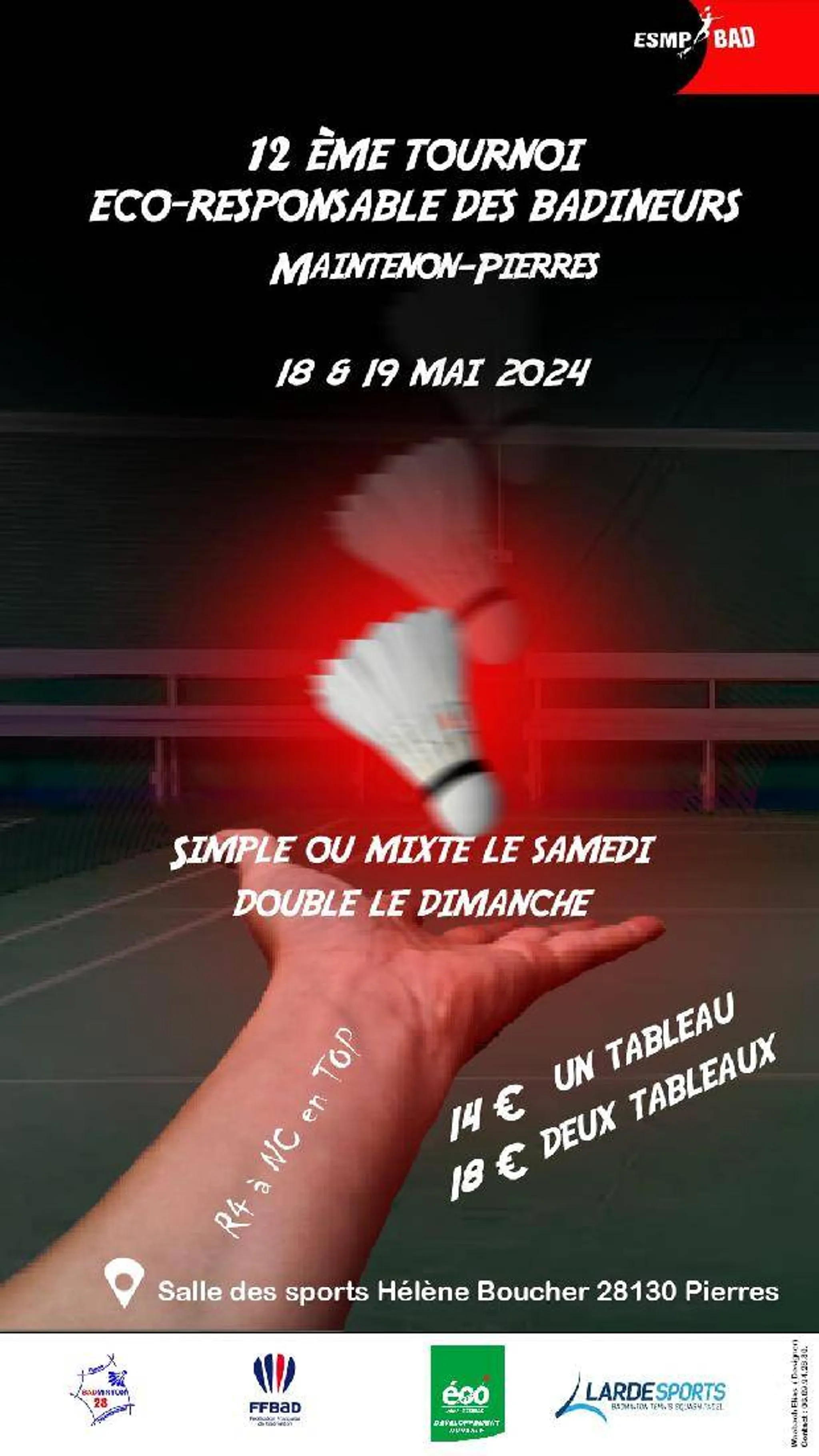 12eme tournoi Eco-responsable des Badineurs