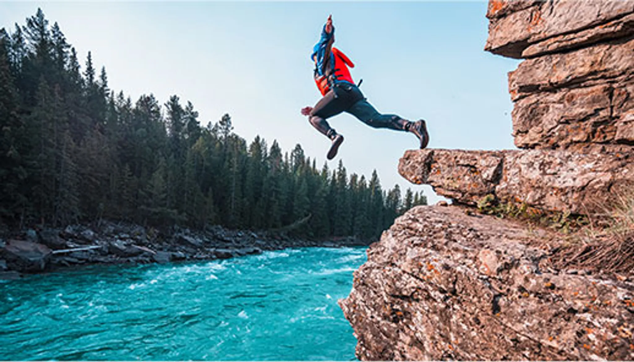 Bow River Horseshoe Canyon Class 2-4 Whitewater Madness, Cliff & Jumping