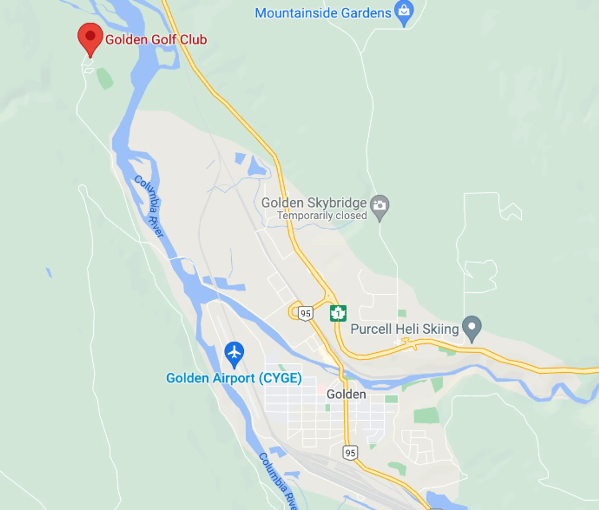 Golden Golf Course Driving Range