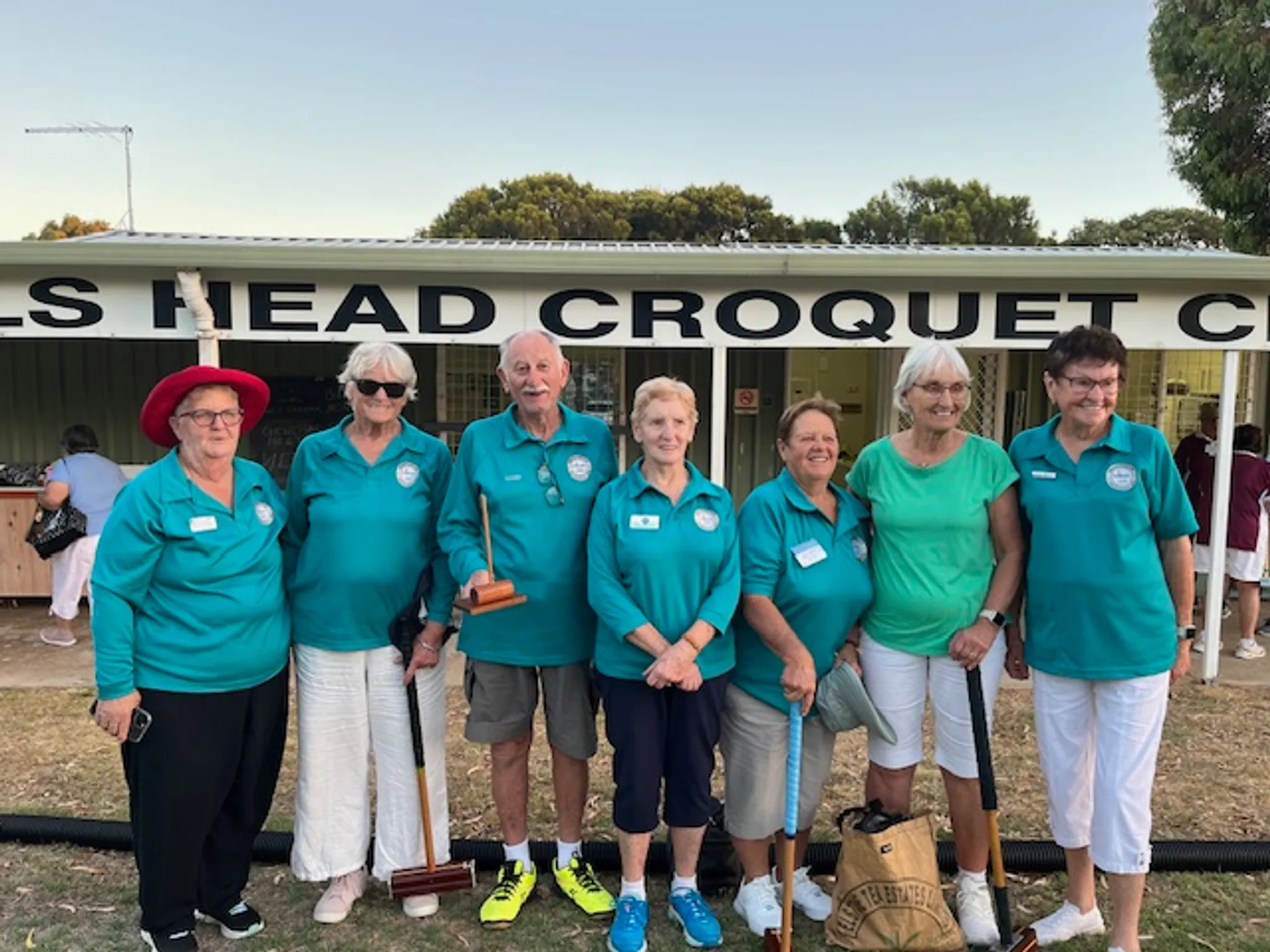 Croquet at Augusta Allnutt Terrace