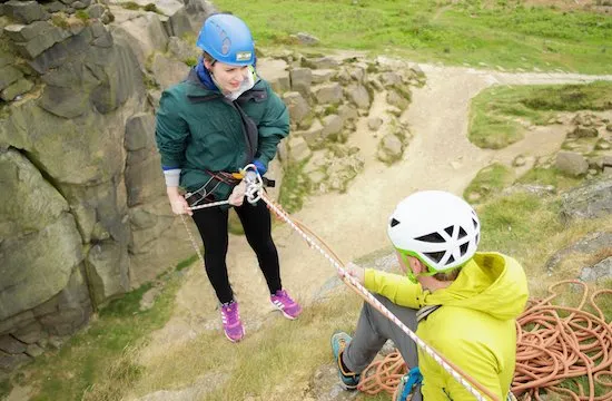 Charity Abseil at Millers Dale Viaduct
