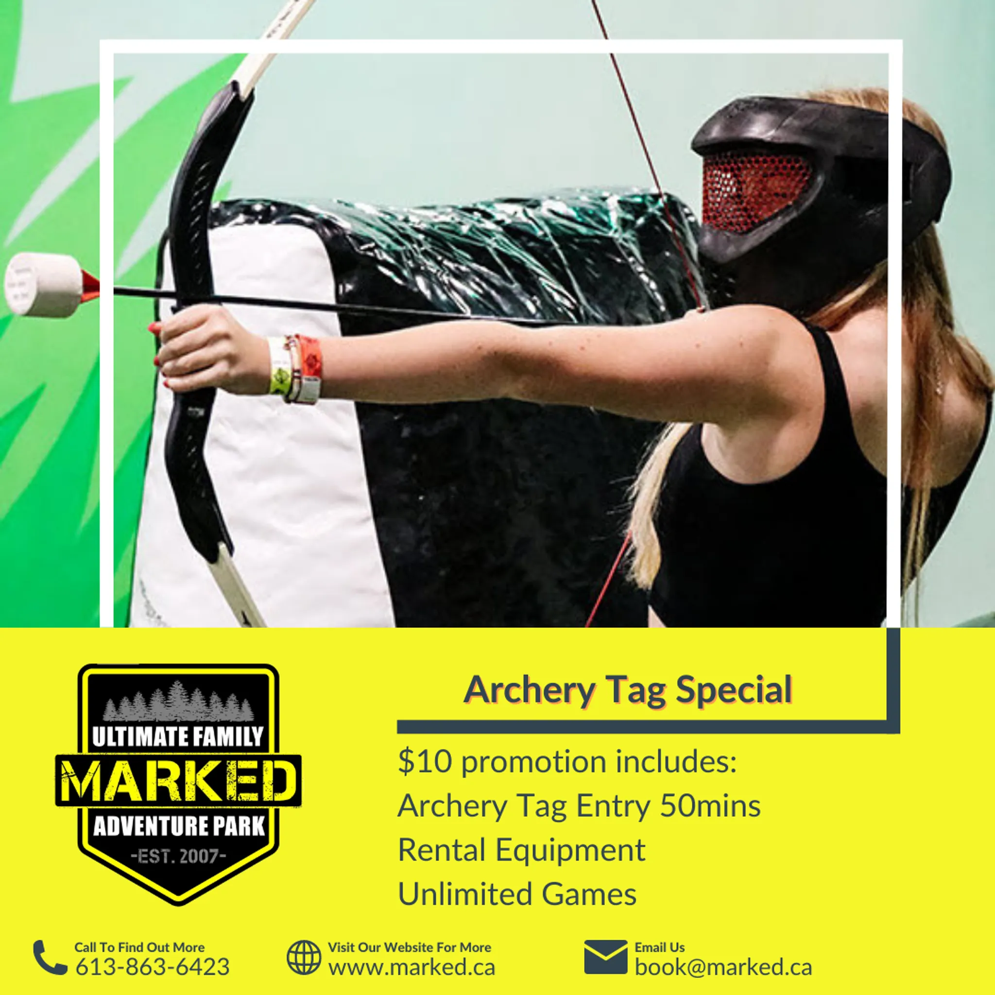 Archery Tag at Marked Paintball