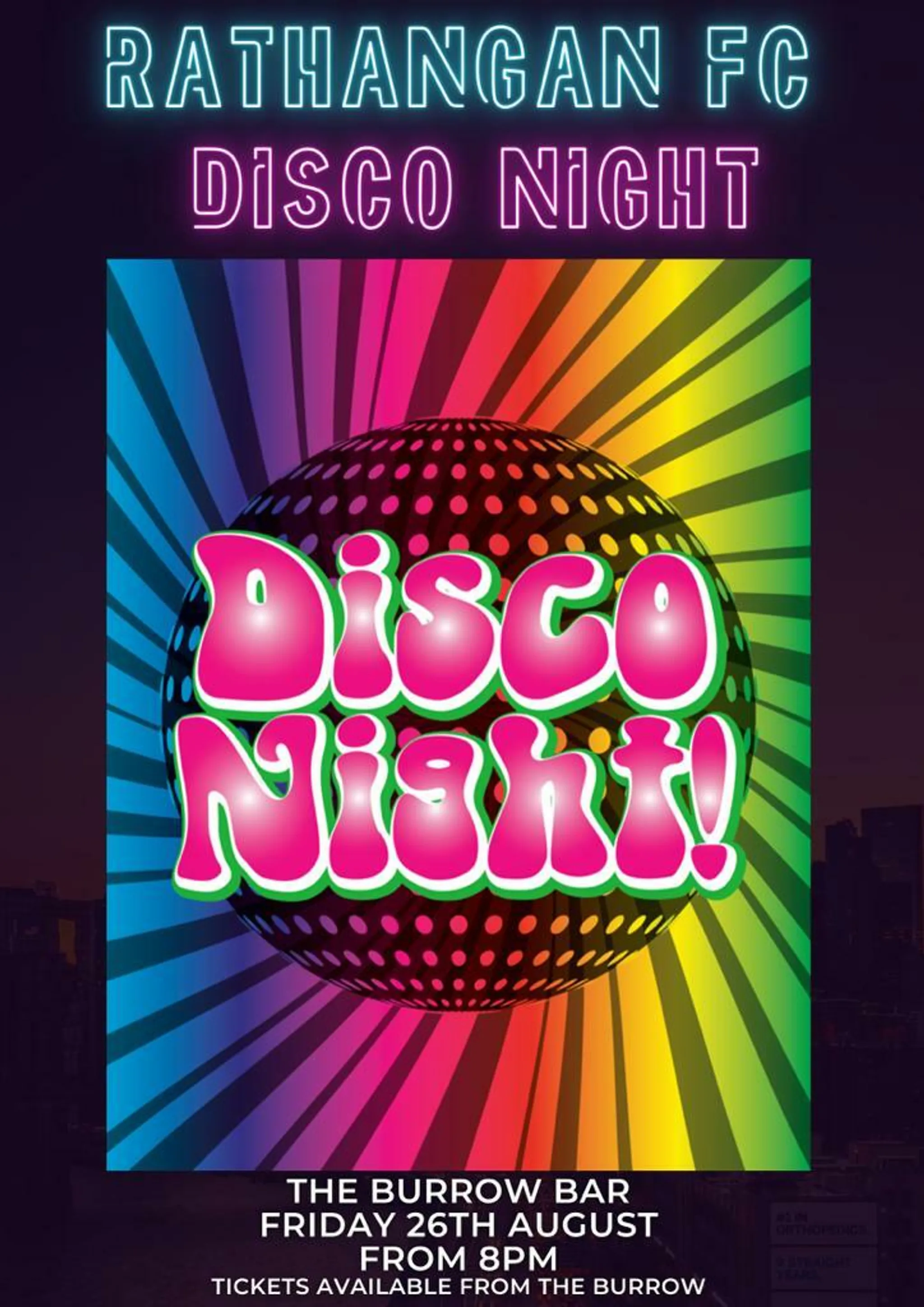 Rathangan FC Disco Night