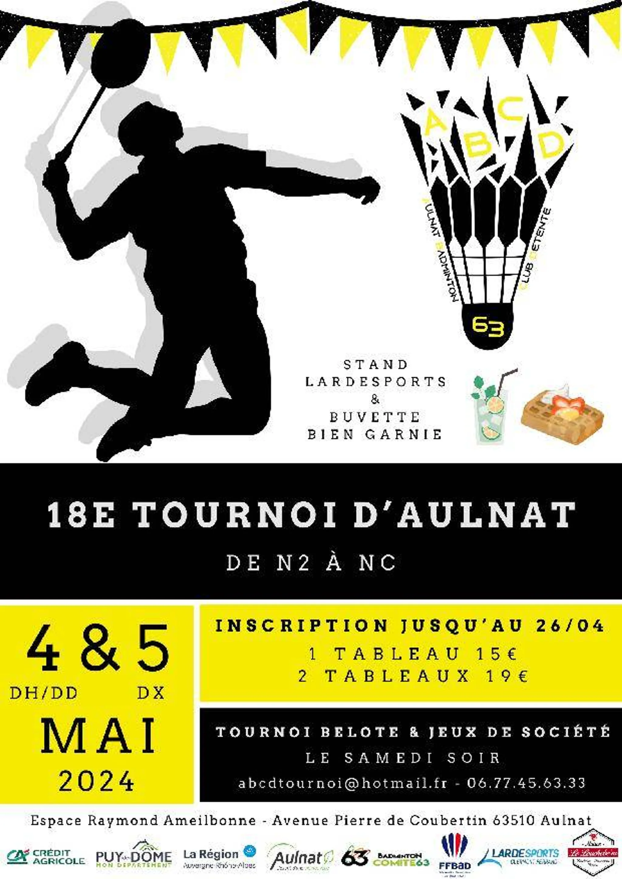 3ème Tournoi de simple en soirée