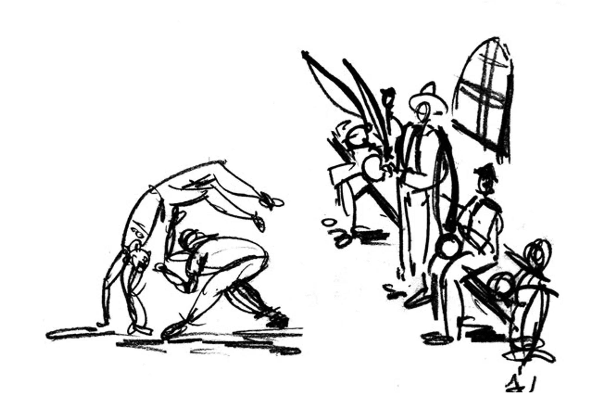 Capoeira class & Roda