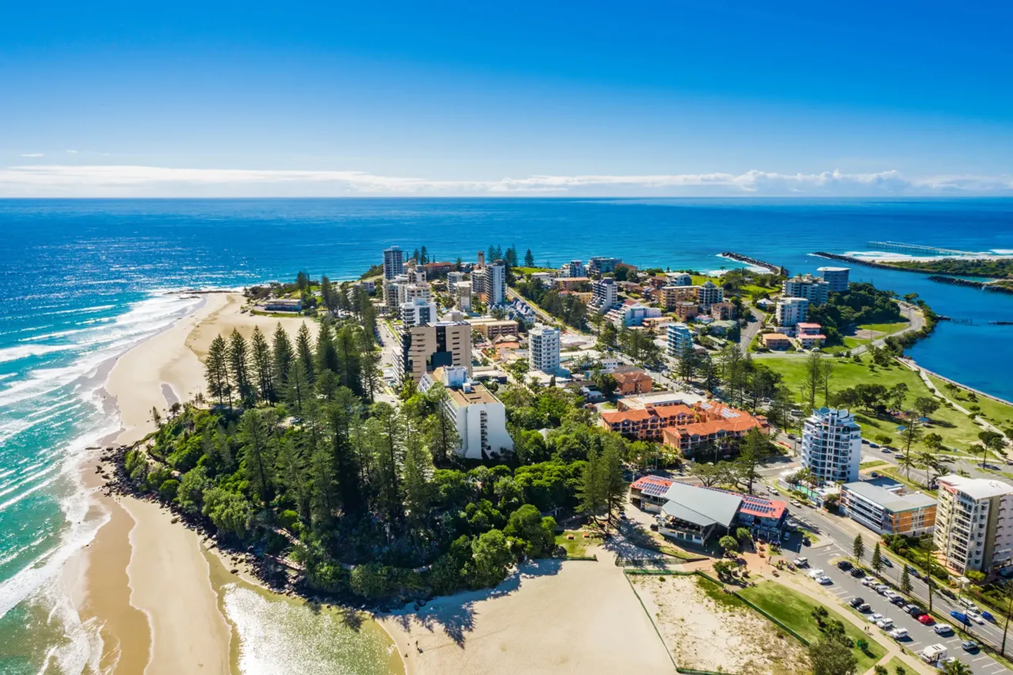 Tweed Heads and Coolangatta Surf Life Saving Club at Greenmount Beach