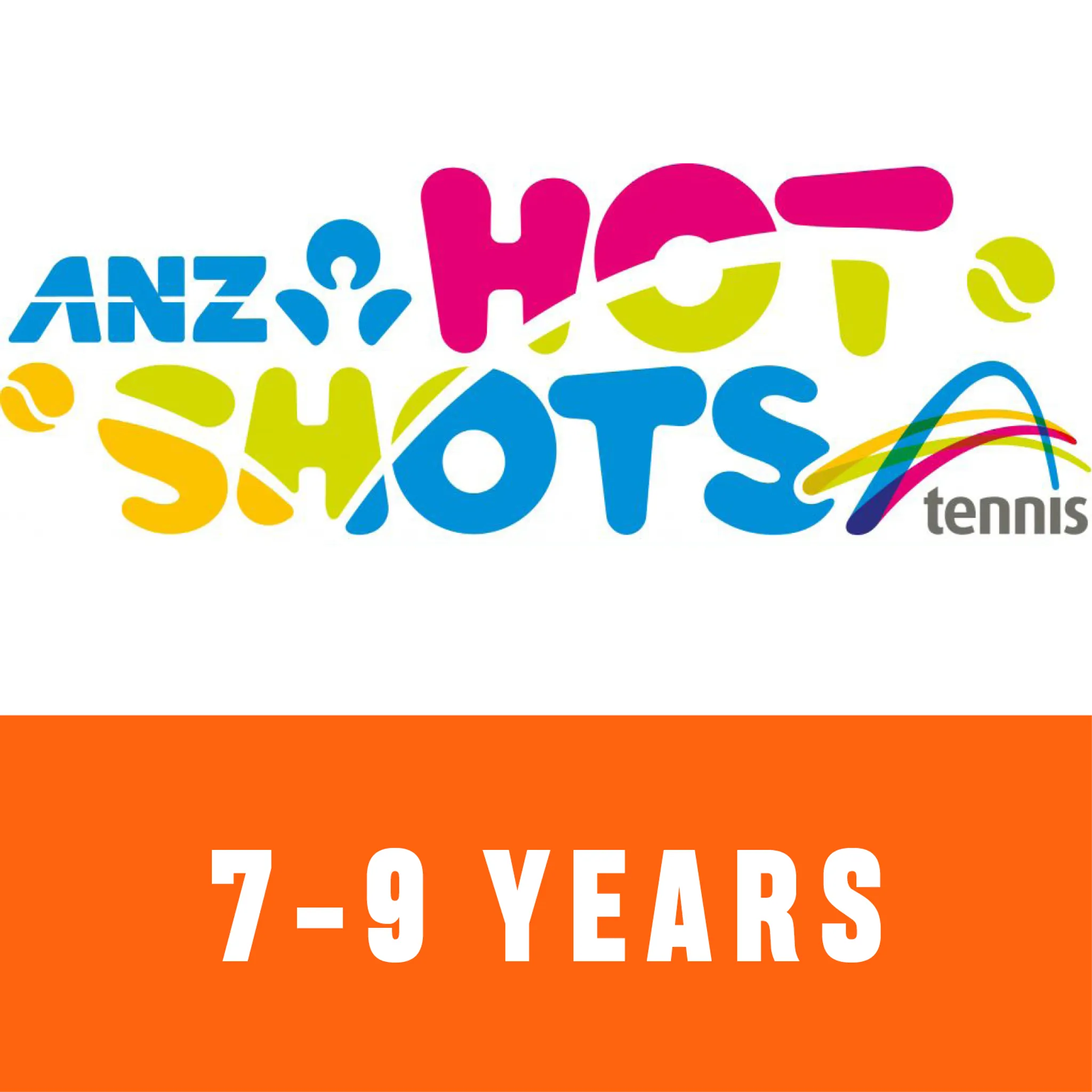ANZ Hot Shots Orange 7 to 9 years old