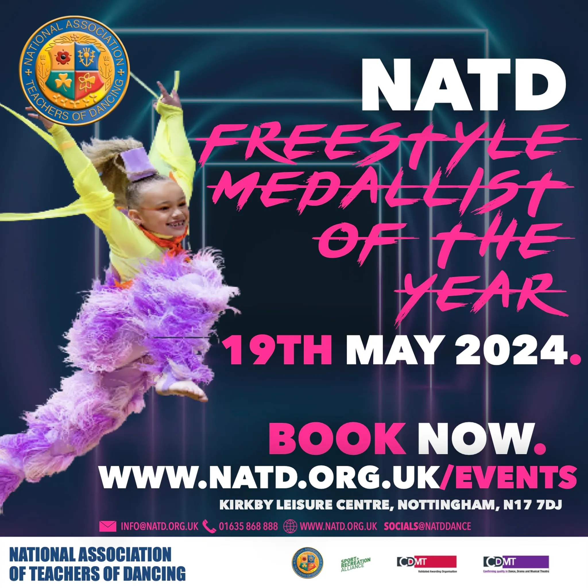National Association Of Teachers of Dancing Freestyle Medallist of the Year 2024