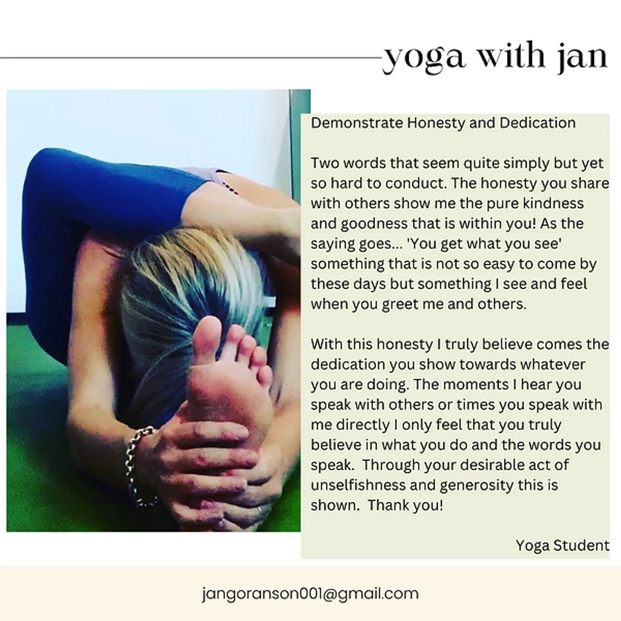 Jan Goranson Yoga & Wellness