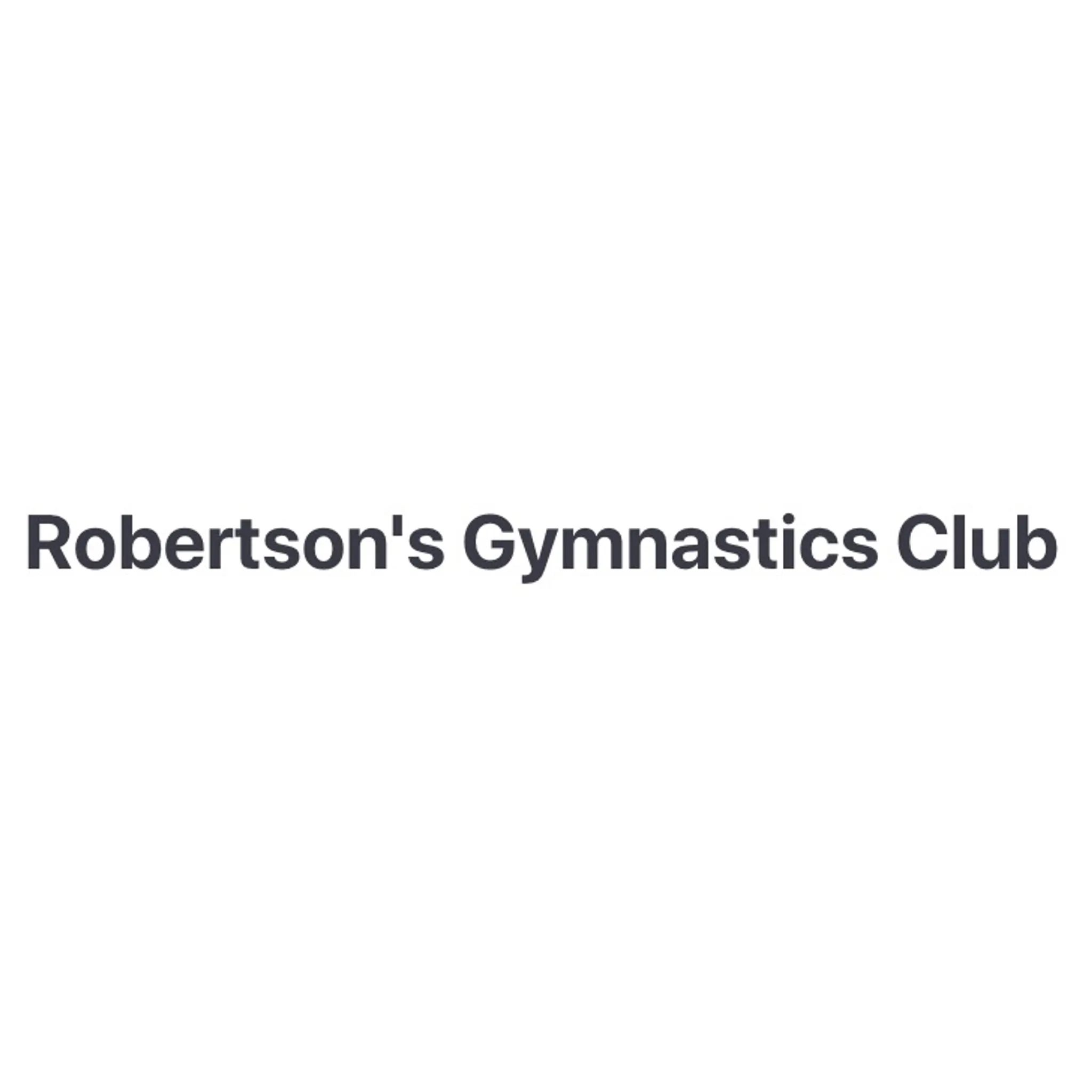 Robertson's Gymnastics Club