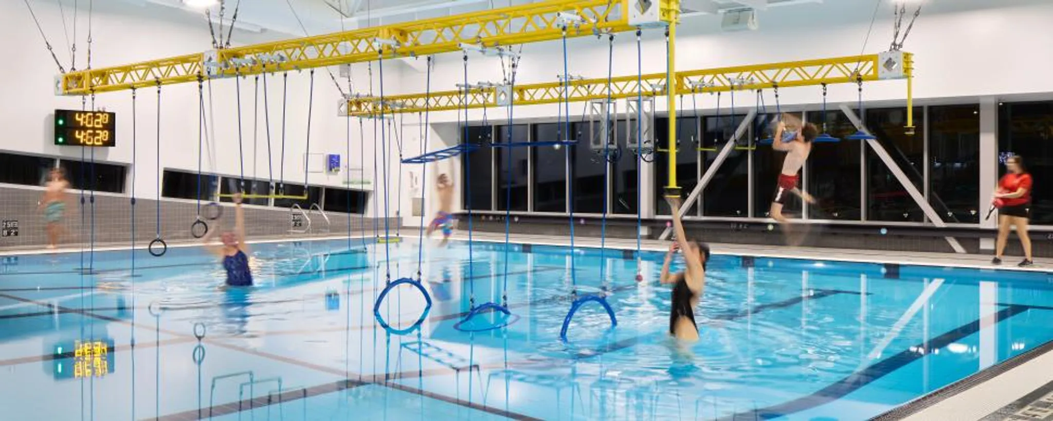 NinjaCross at the Canfor Leisure Pool Aquafit