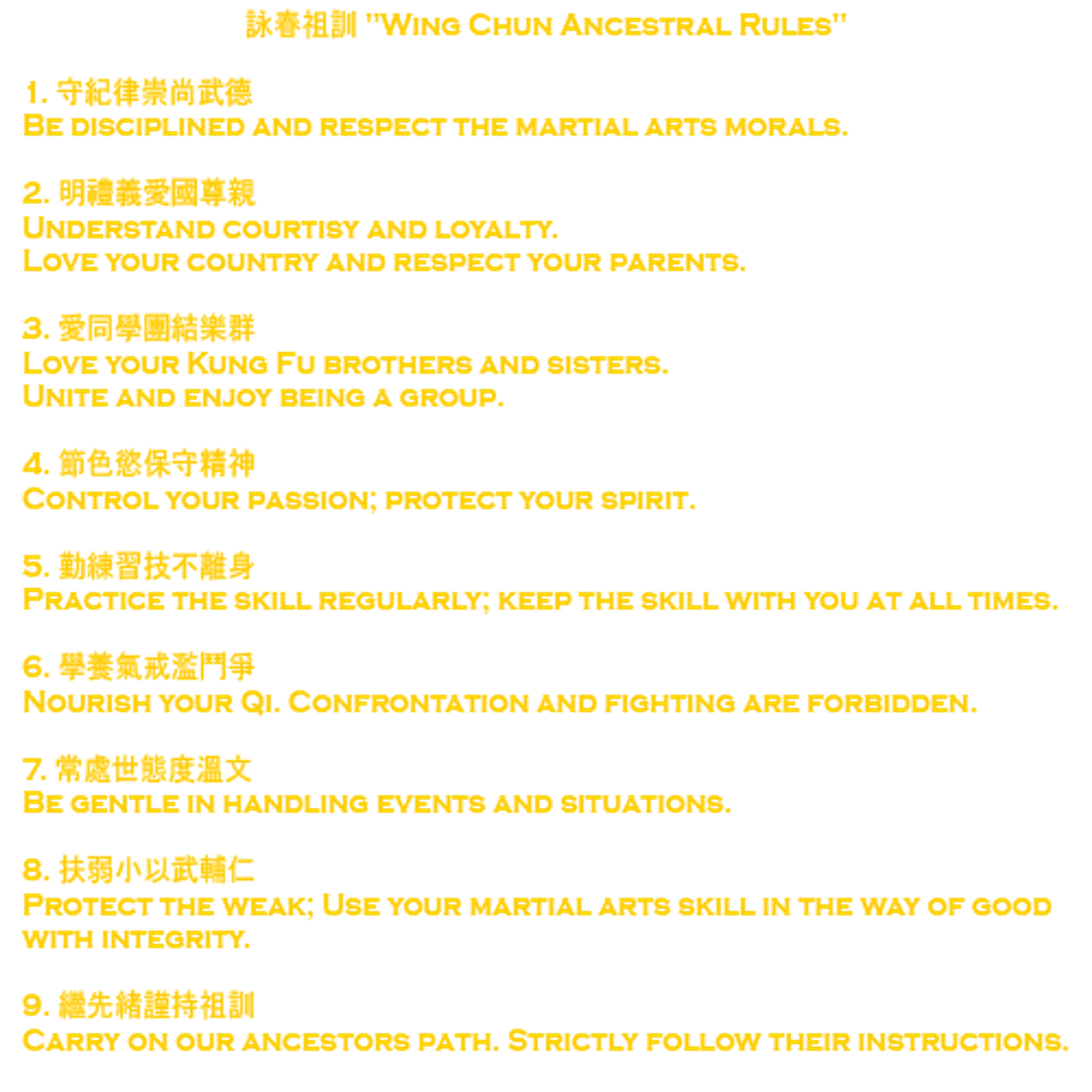 The School Of Wing Chun Kuen - Birmingham