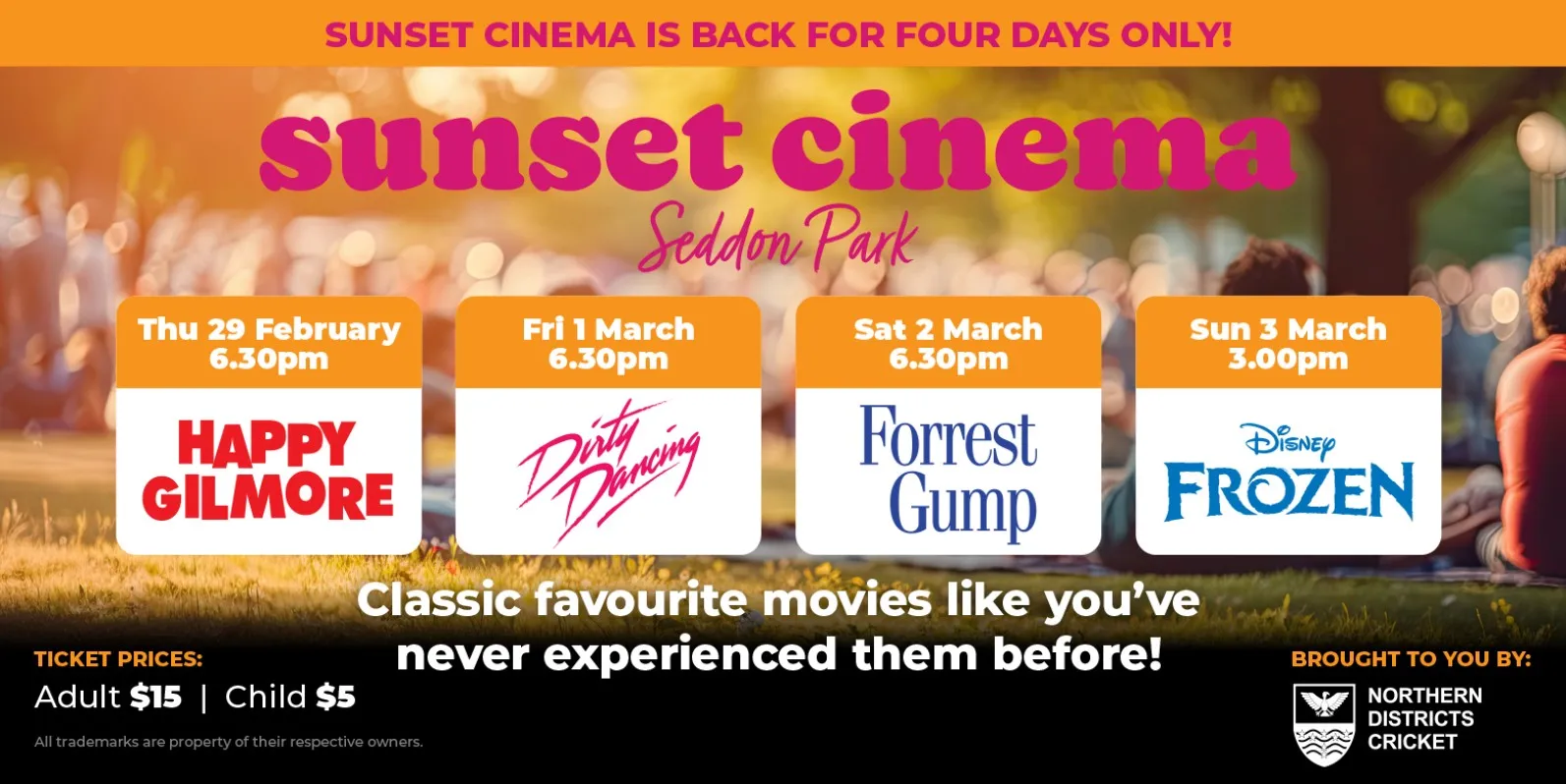 Sunset Cinema - Happy Gilmore Sunset Cinema - Happy Gilmore