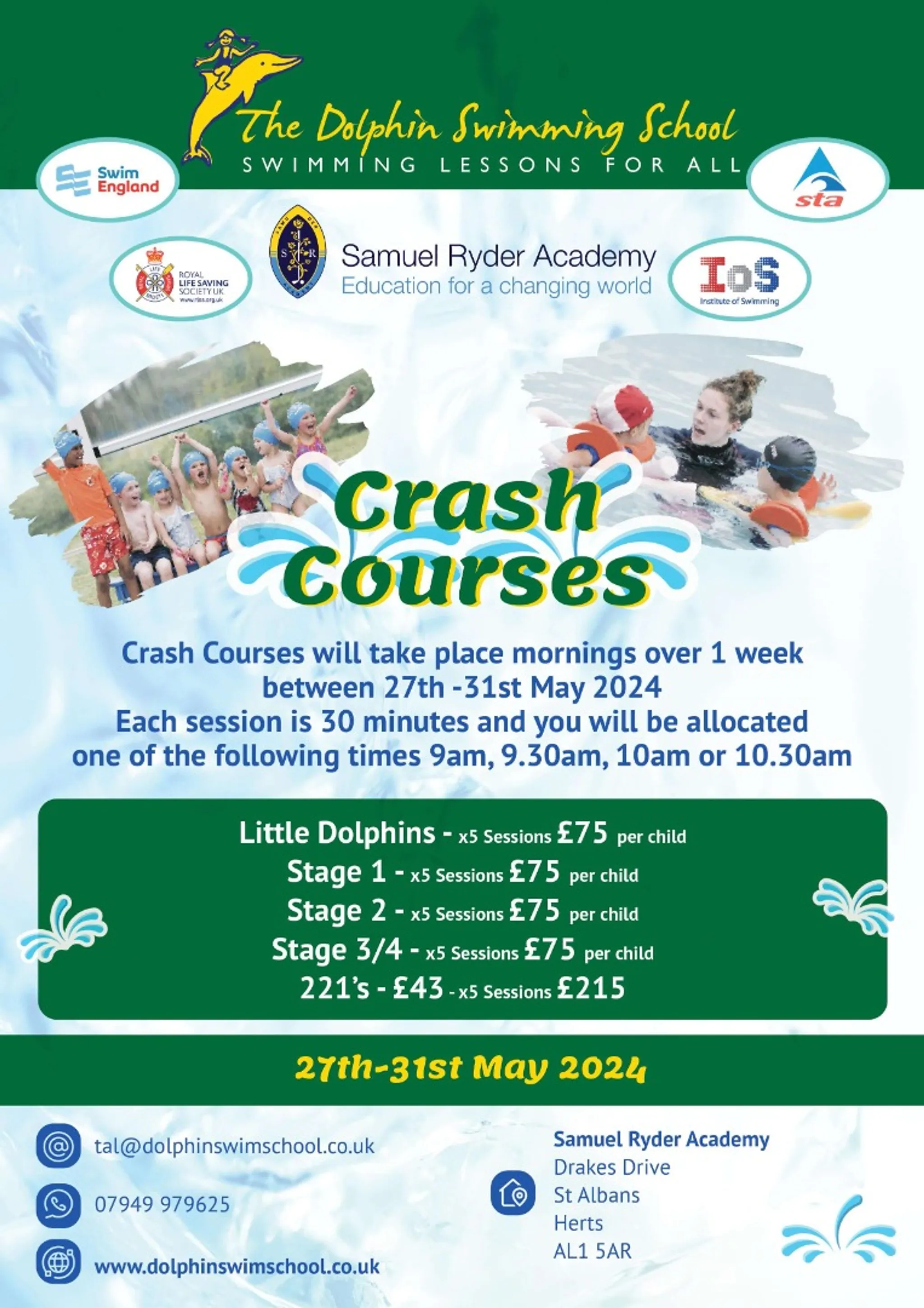 Dolphin Swim School Crash Course