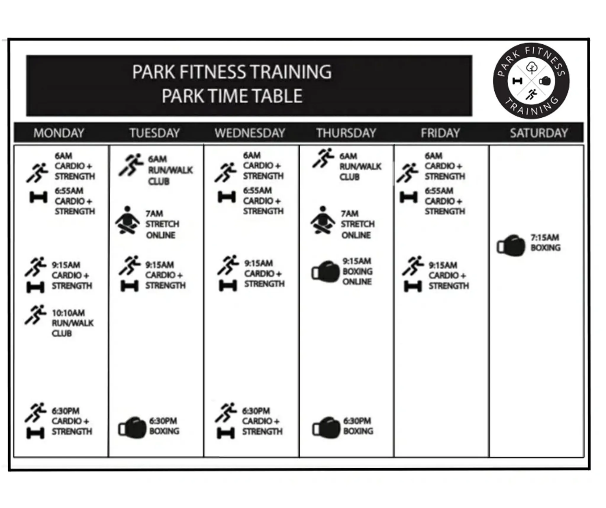Park Fitness Training