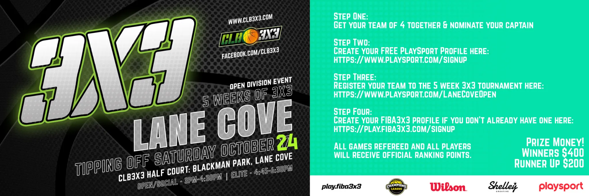 CLB3X3 Lane Cove Opens/Social