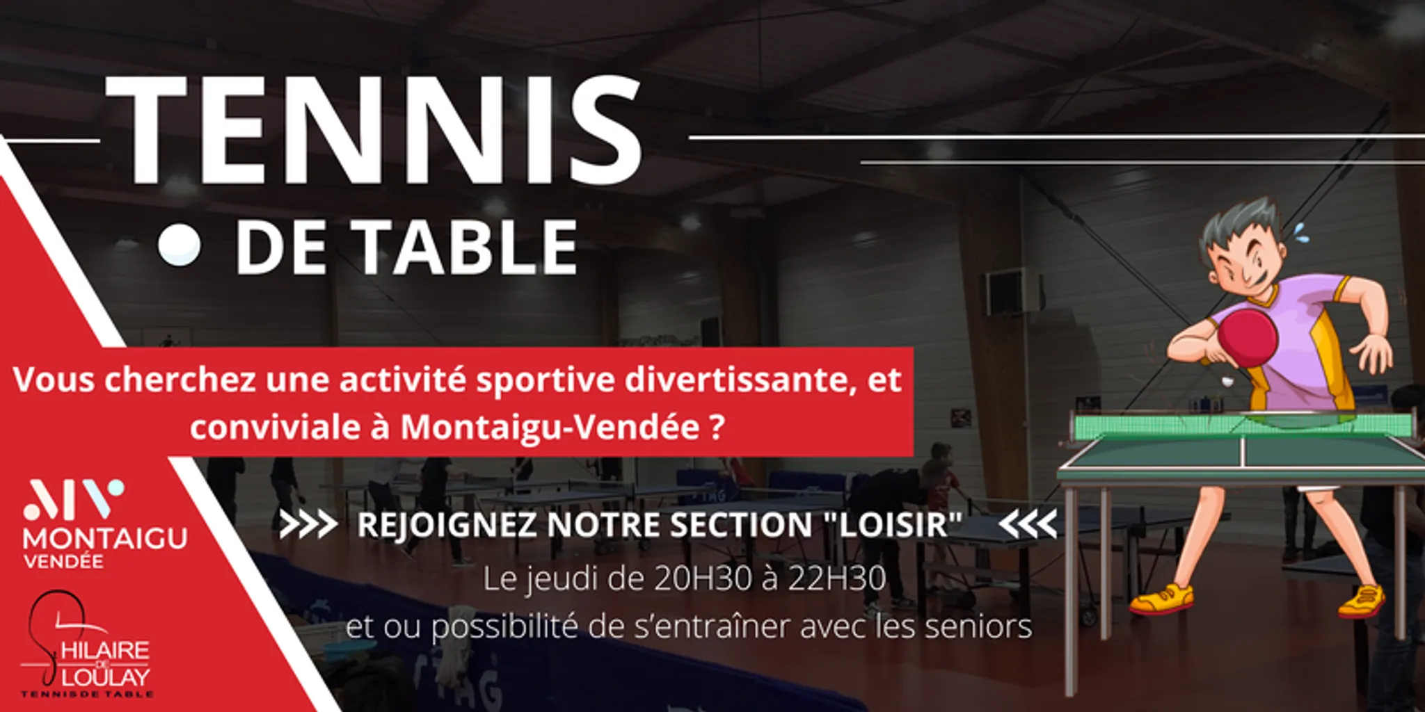 Salle de tennis de table des Capucines