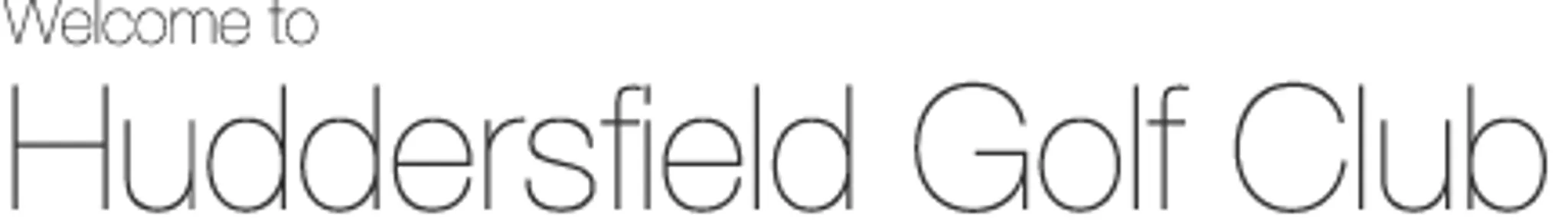 Huddersfield Golf Club