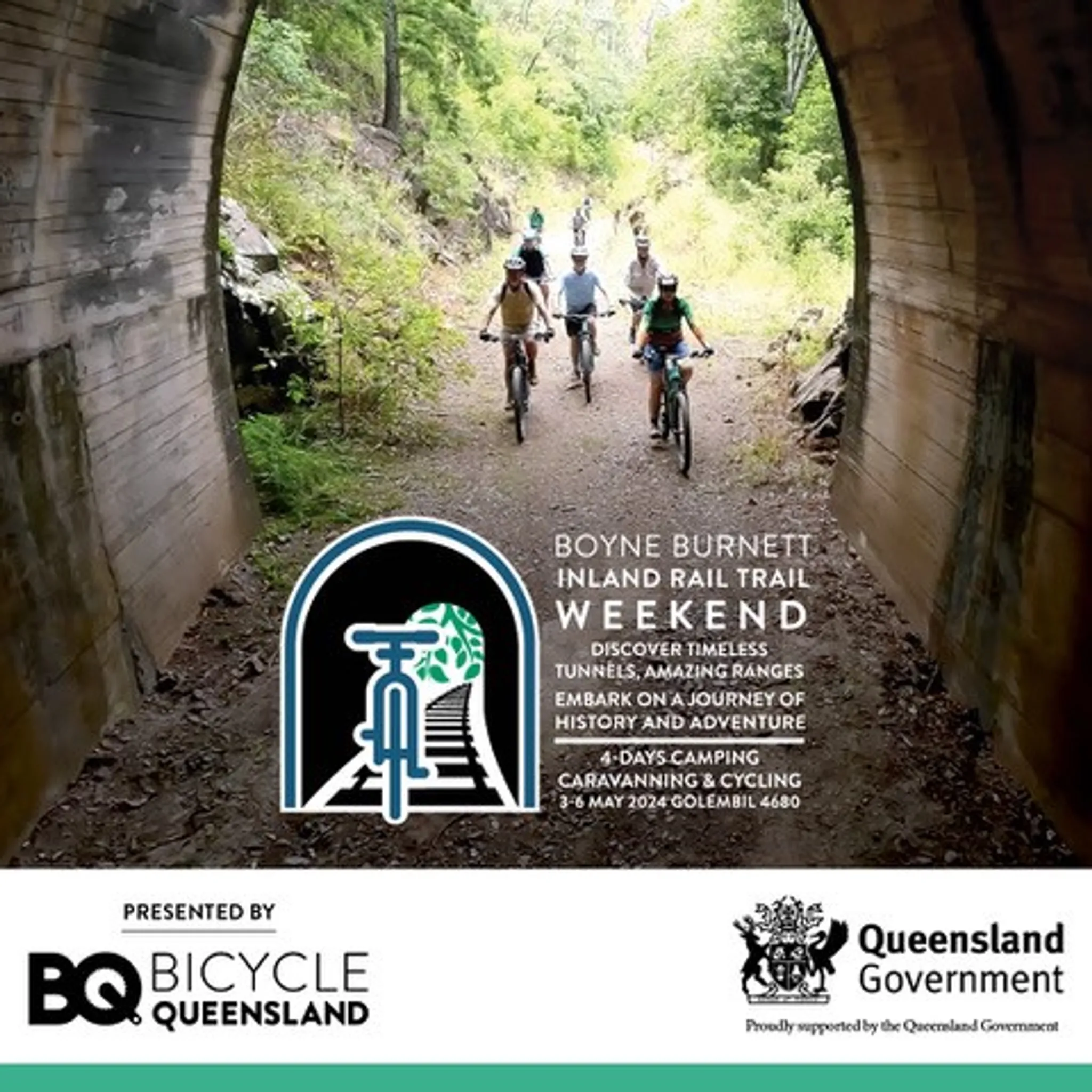 Boyne Burnett Inland Rail Trail Cycling Weekend