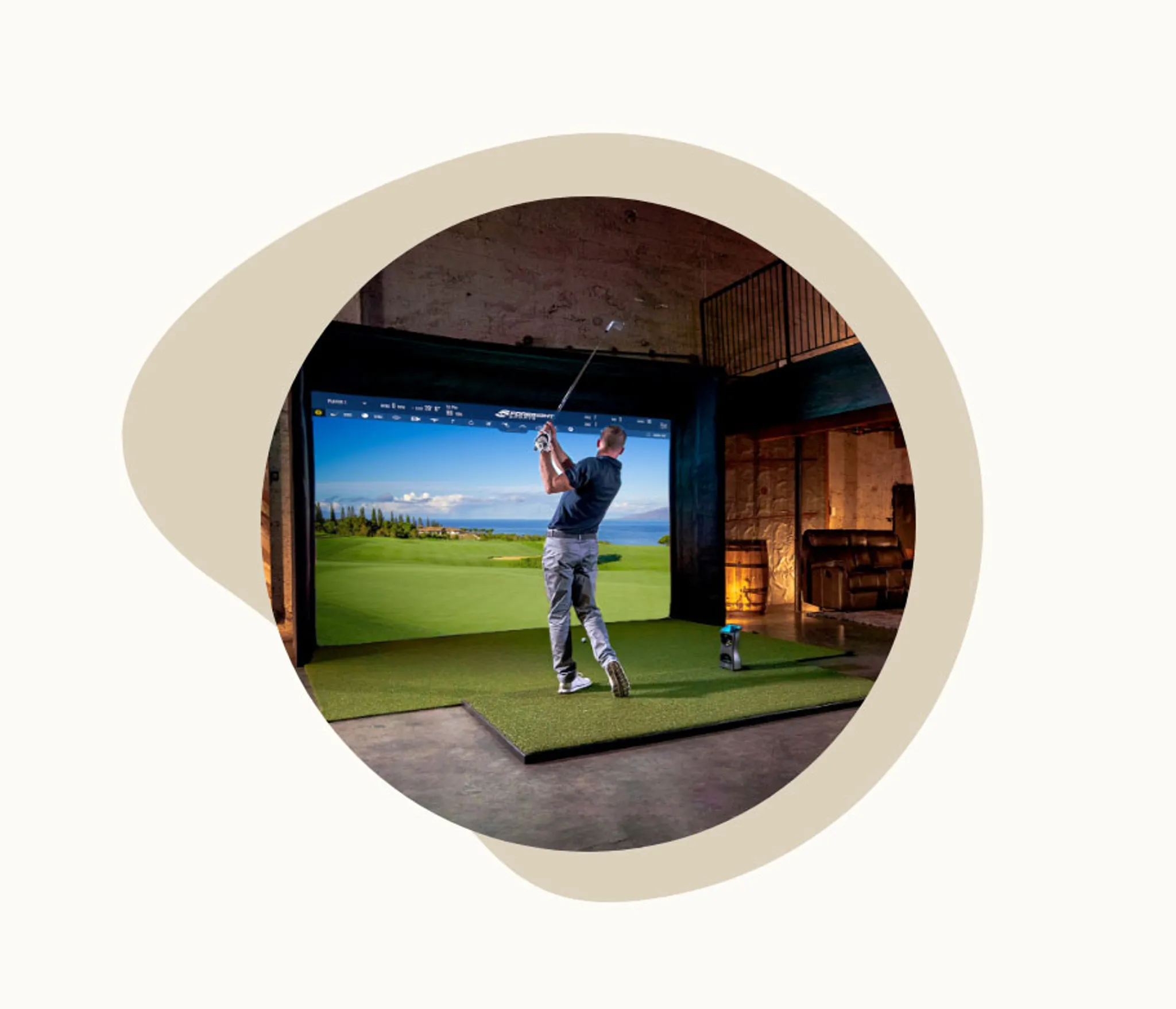 Golf Simulator Session