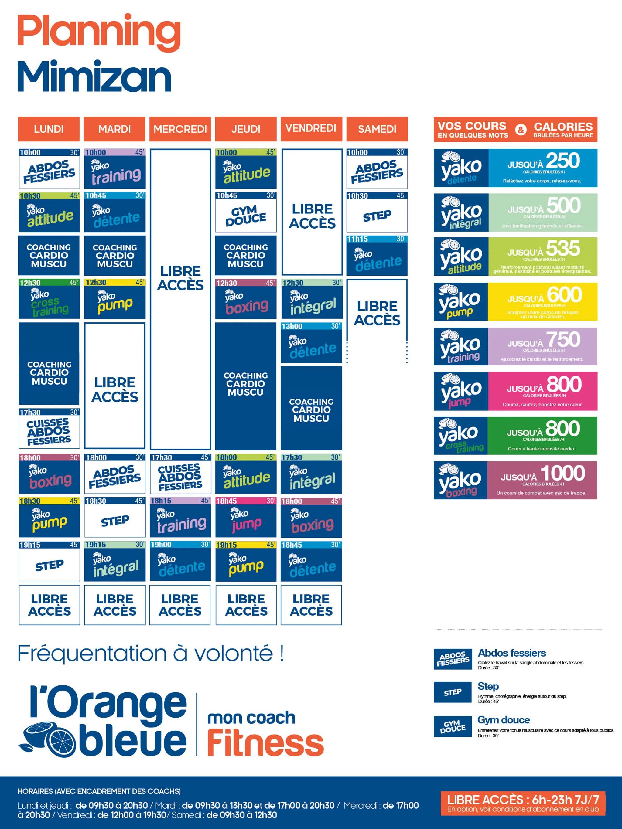 Orange Bleue Room De Sport