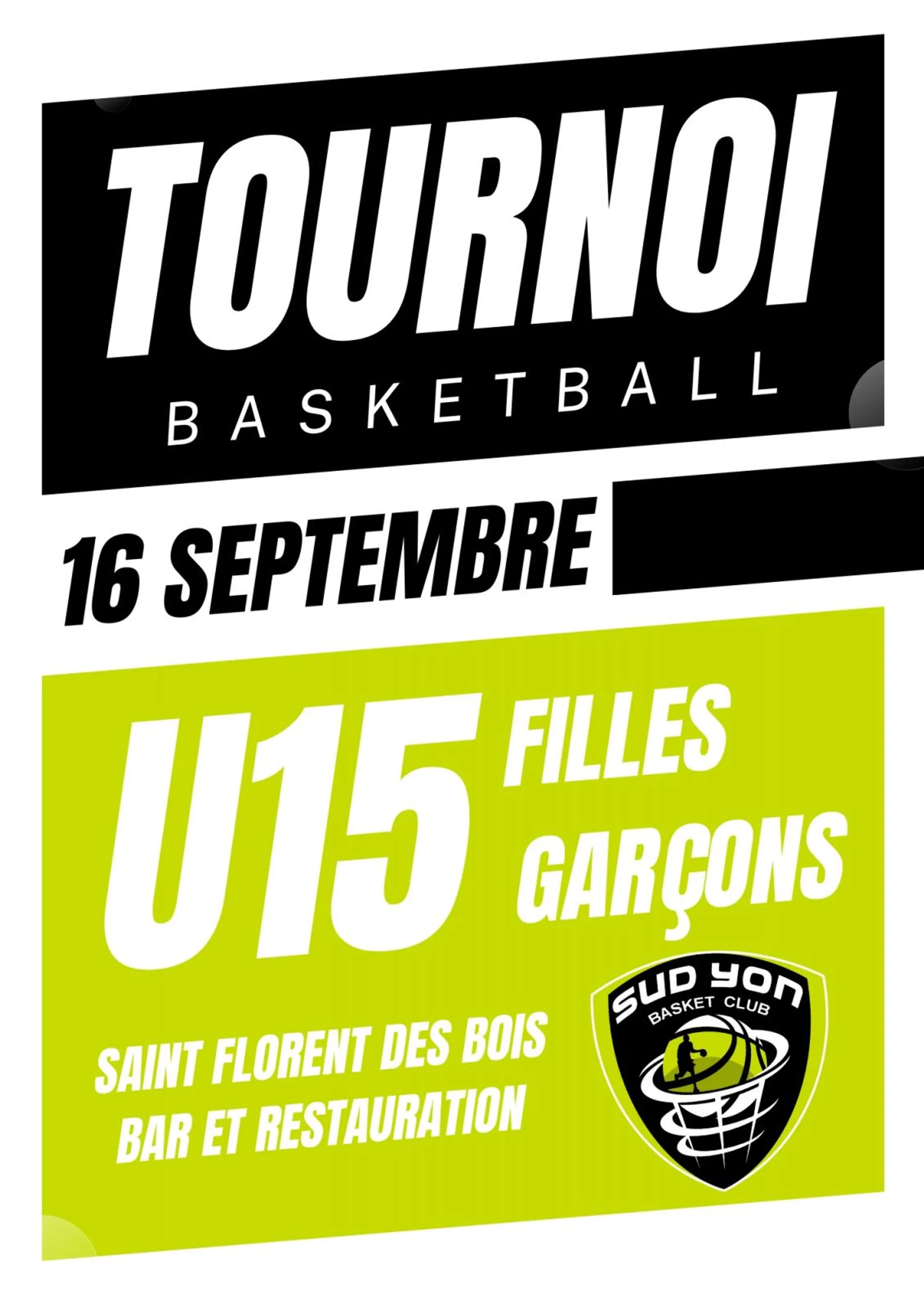 Tournoi 3x3 du Sud Yon