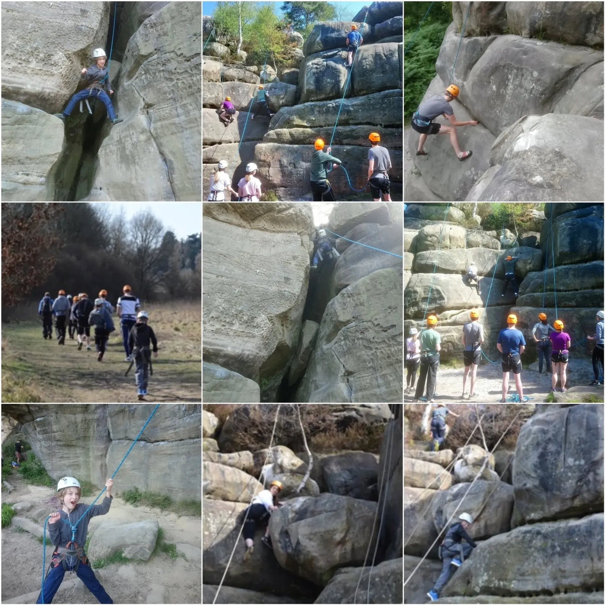 Rock Scrambling Parties