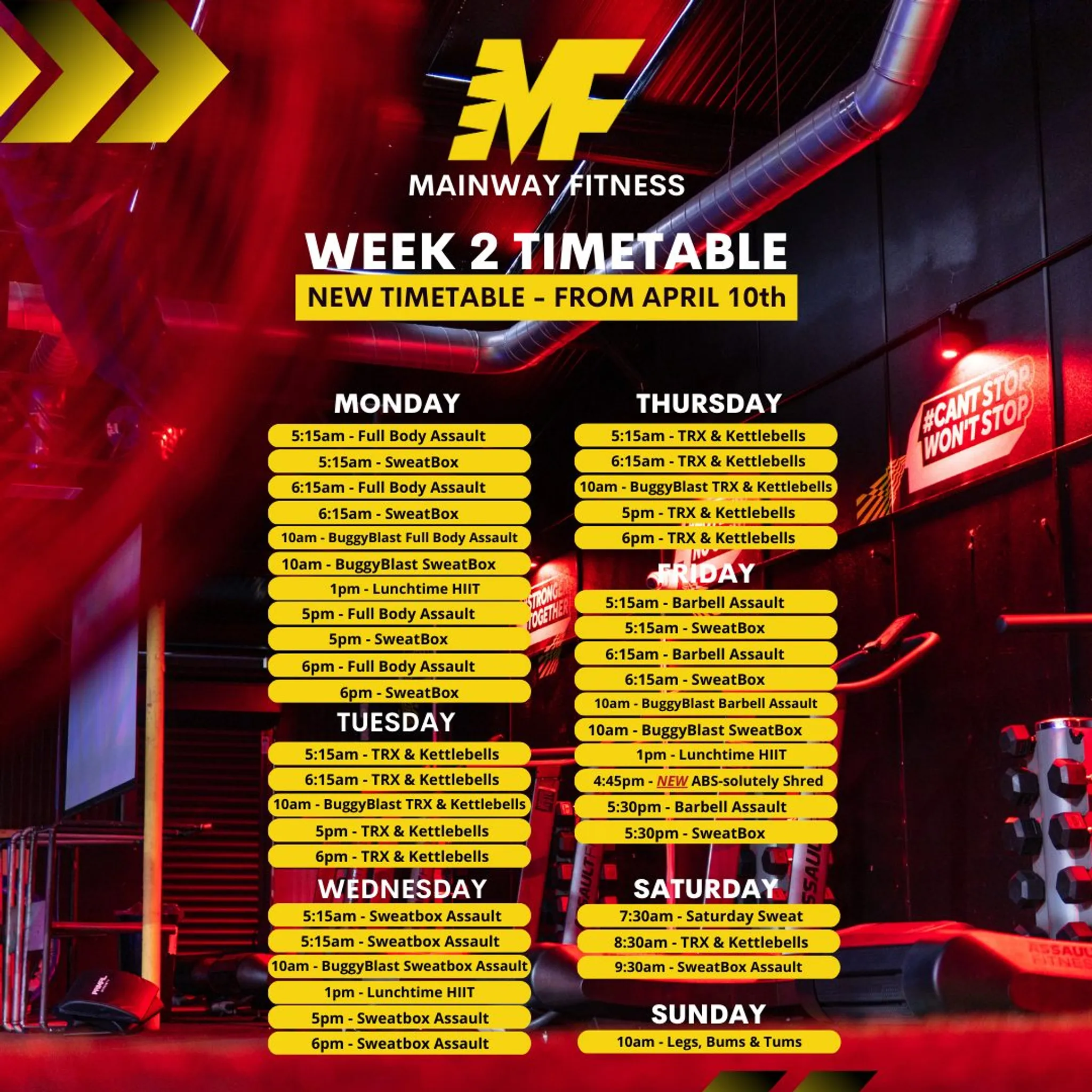 Mainway Fitness Home of Assault Fitness