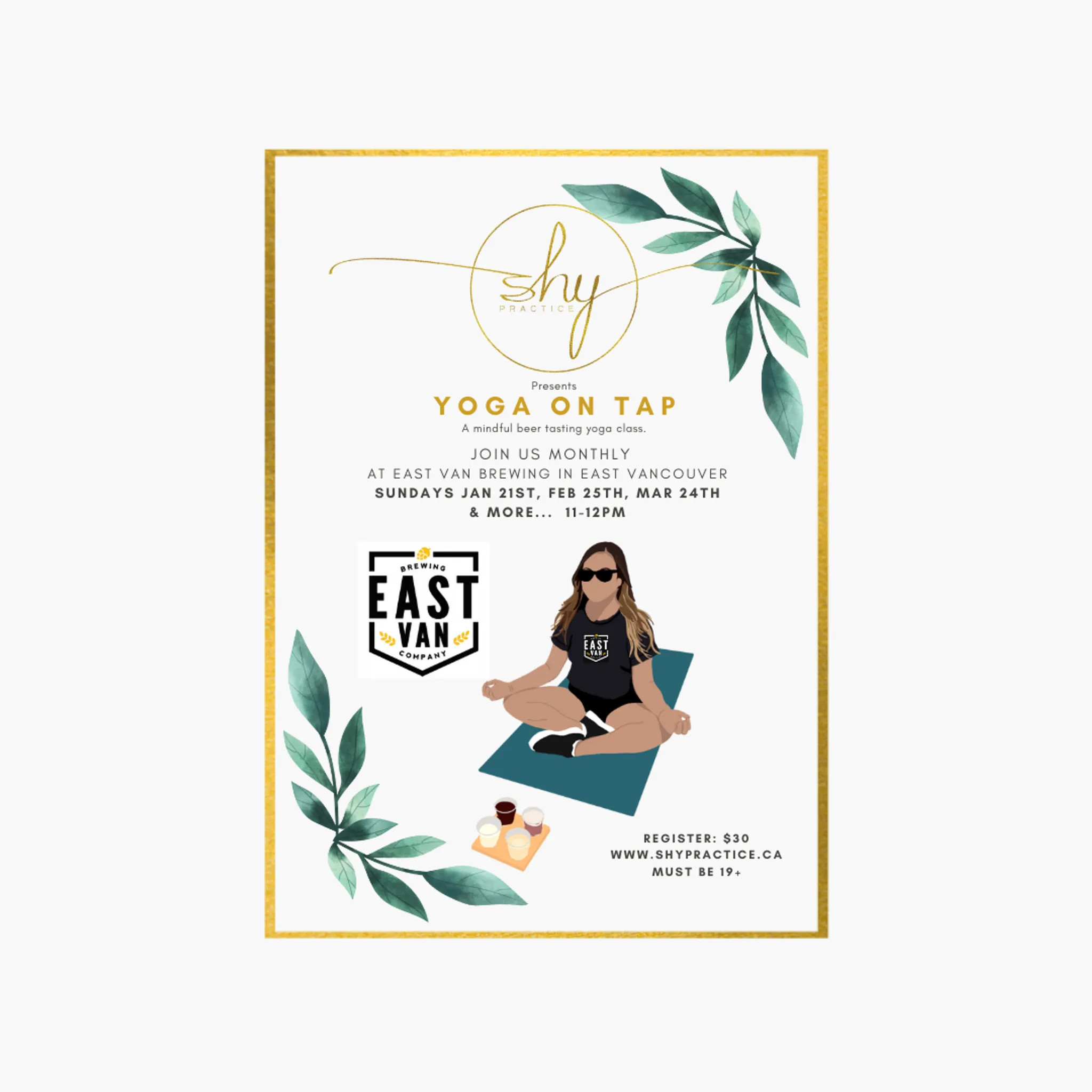 Yoga on Tap @ East Van Brewing