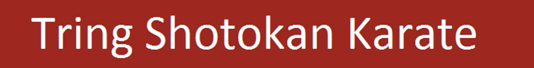 Tring Shotokan Karate Club