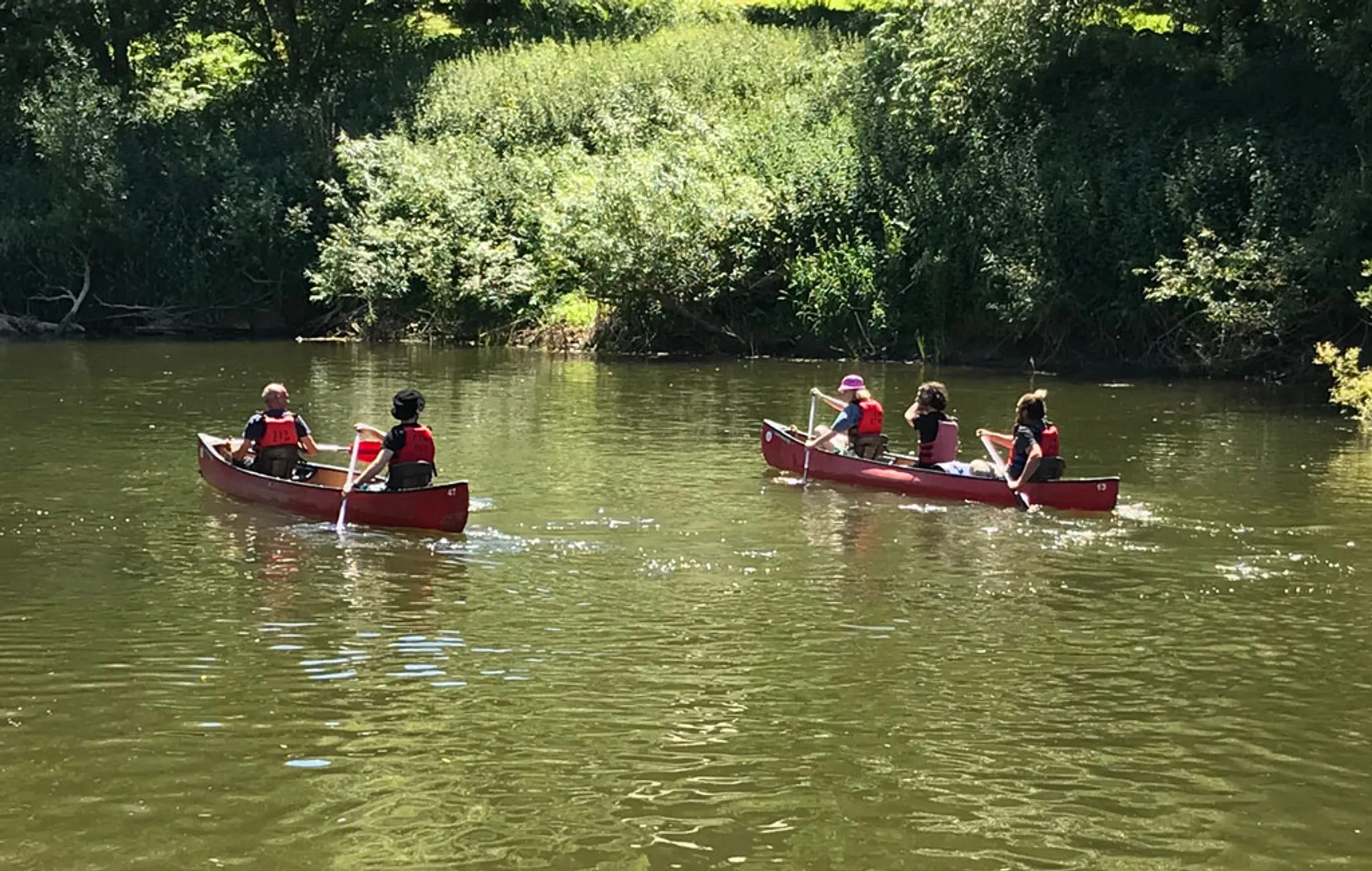 Hourly Canoe Hire on the River Wye