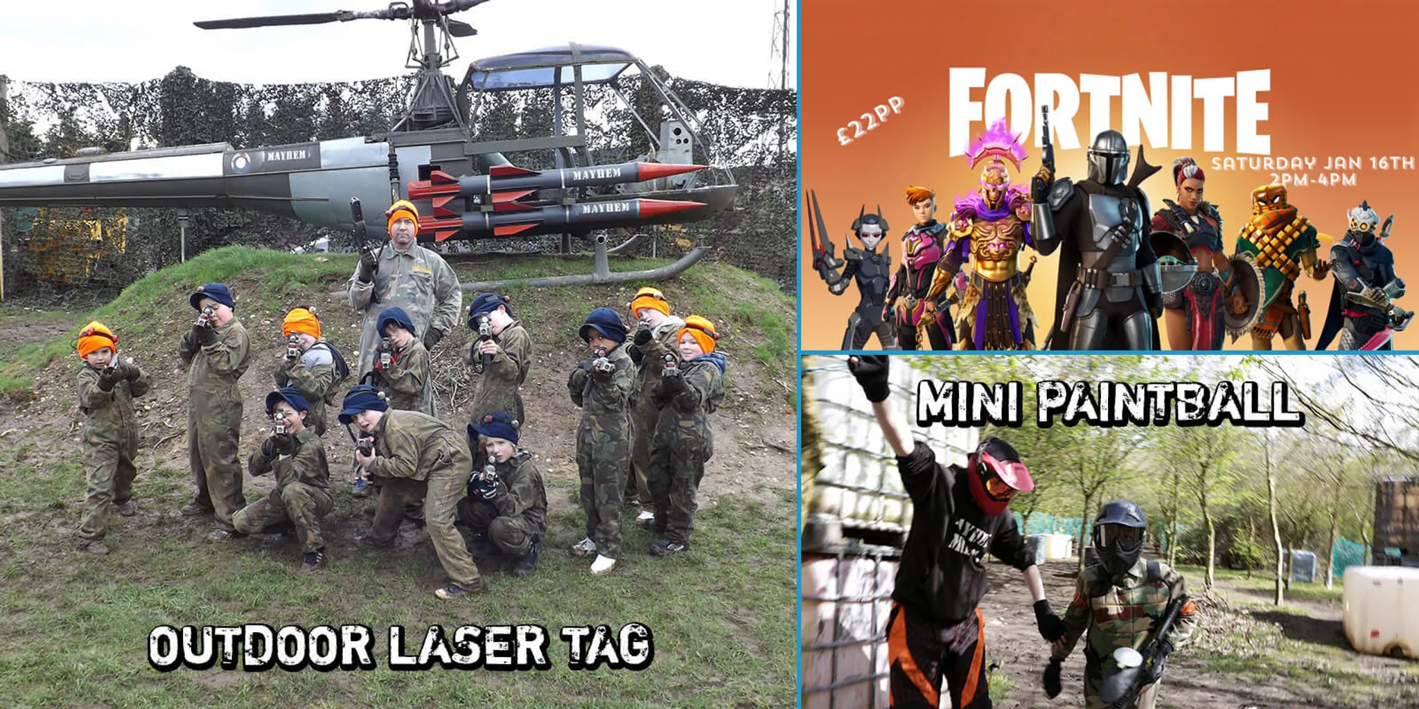 Laser Mayhem, Essex Action-Packed Childrens Parties