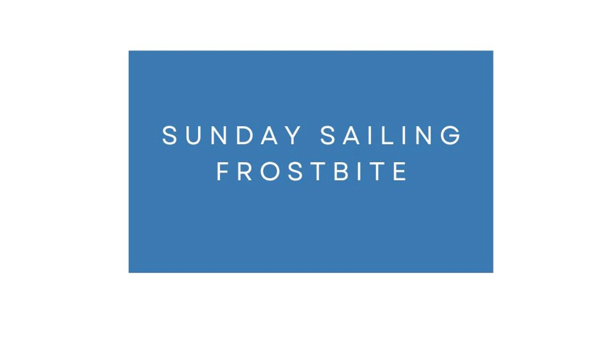 Opening Day Regatta Race