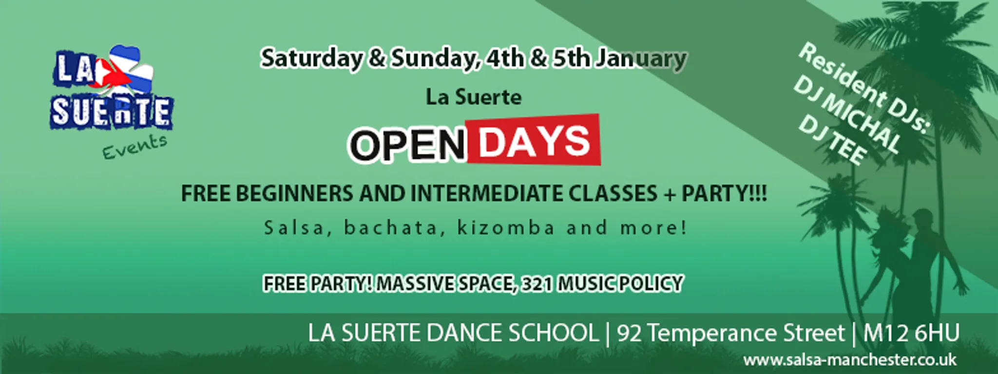 LA SUERTE DANCE SCHOOL OPEN DAY!