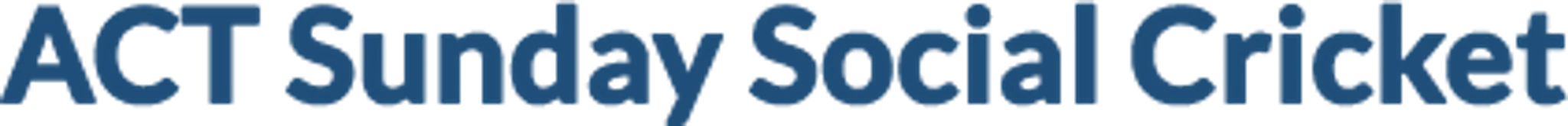 ACT Sunday Social Cricket Association