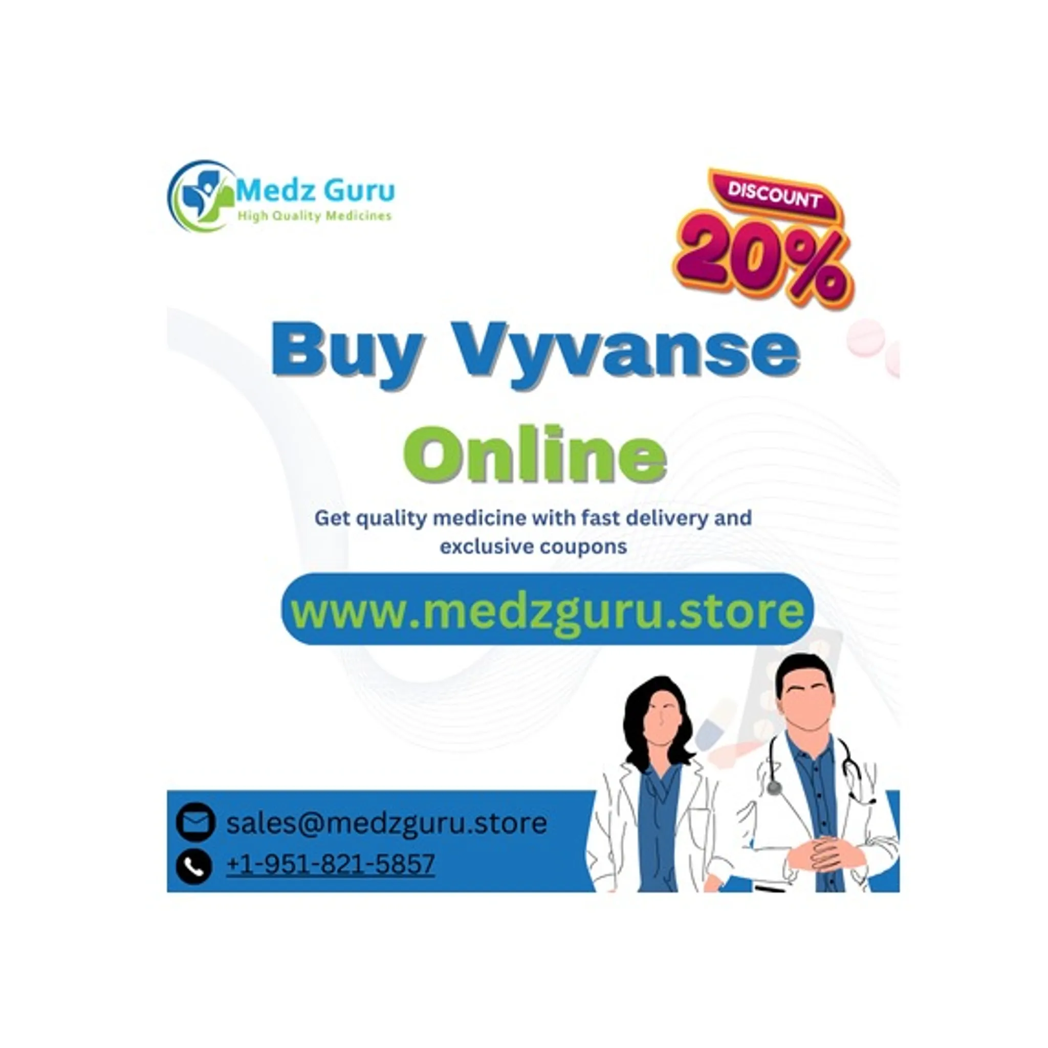 Buy Vyvanse Online for Low-Cost Certified Medication